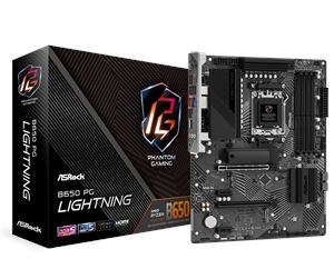 ASRock B650 PG Lightning Moderkort - AMD B650 - AMD AM5 socket - DDR5 RAM - ATX i gruppen COMPUTERTILBEHØR / Computerkomponenter / Bundkort hos TP E-commerce Nordic AB (C62517)