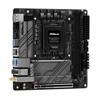 ASRock Z790M-ITX WiFi Intel LGA 1700 Mini-ITX Motherboard i gruppen COMPUTERTILBEHØR / Computerkomponenter / Bundkort hos TP E-commerce Nordic AB (C62527)