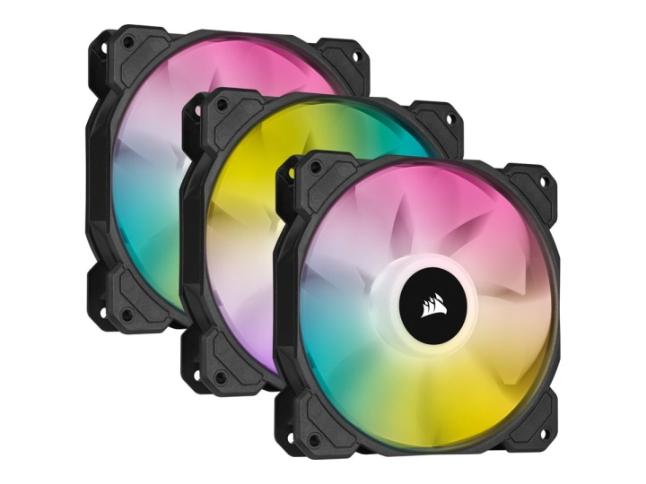 Corsair iCUE SP120 RGB ELITE Systemkabinetblæsersæt 3-pack Sort Hvid 120 mm i gruppen COMPUTERTILBEHØR / Computerkomponenter / Køling / Blæser hos TP E-commerce Nordic AB (C62652)