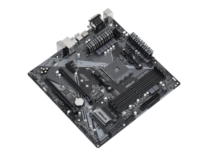 ASRock B450M Pro4 R2.0 Micro-ATX AM4 AMD B450 i gruppen COMPUTERTILBEHØR / Computerkomponenter / Bundkort hos TP E-commerce Nordic AB (C62660)