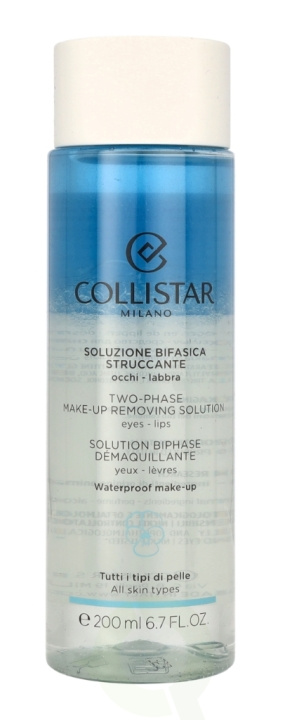Collistar Two-Phase Make-Up Removing Solution 200 ml i gruppen SKØNHED & HELSE / Makeup / Makeup fjerner hos TP E-commerce Nordic AB (C62893)