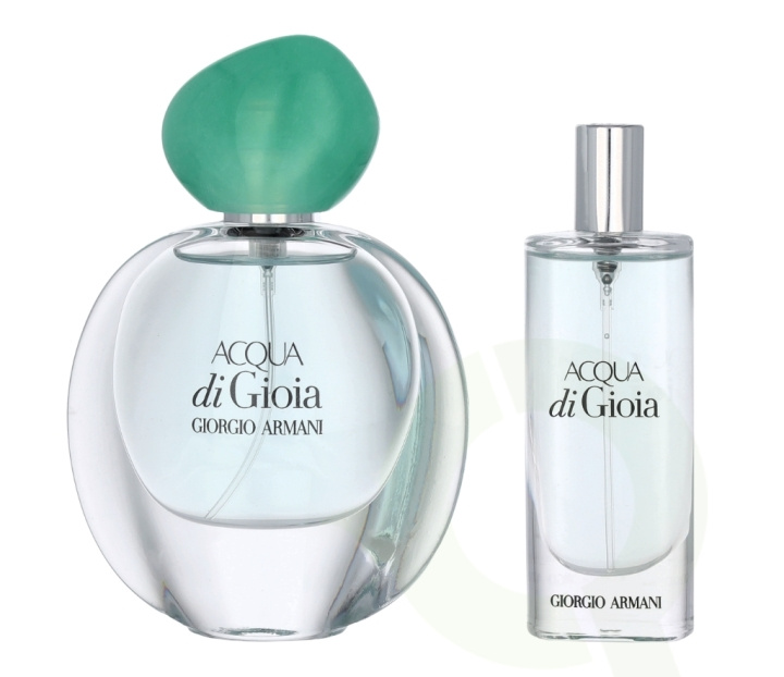 Armani Acqua Di Gioia Giftset 45 ml Edp Spray 30ml/Edp Spray 15ml i gruppen SKØNHED & HELSE / Duft & Parfume / Parfume / Parfume til hende hos TP E-commerce Nordic AB (C62984)