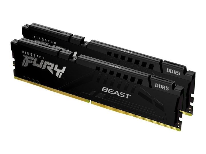 Kingston FURY Beast DDR5 32GB kit 6000MHz CL36 On-die ECC i gruppen COMPUTERTILBEHØR / Computerkomponenter / RAM-hukommelse / DDR5 hos TP E-commerce Nordic AB (C63050)