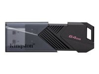 Kingston DataTraveler Onyx 64GB USB 3.2 Gen 1 Sort i gruppen HJEMMEELEKTRONIK / Lagringsmedier / USB-flash drev / USB 3.2 hos TP E-commerce Nordic AB (C63064)