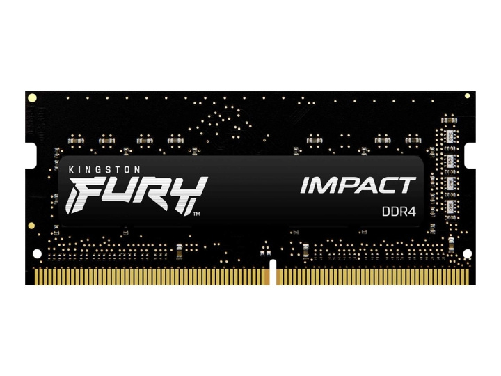 Kingston FURY Impact DDR4 32GB kit 2666MHz CL15 Ikke-ECC SO-DIMM 260-PIN i gruppen COMPUTERTILBEHØR / Computerkomponenter / RAM-hukommelse / DDR4 SoDimm hos TP E-commerce Nordic AB (C63230)