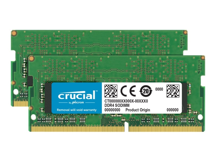 Crucial DDR4 16GB kit 2666MHz CL19 Ikke-ECC SO-DIMM 260-PIN i gruppen COMPUTERTILBEHØR / Computerkomponenter / RAM-hukommelse / DDR4 SoDimm hos TP E-commerce Nordic AB (C63236)