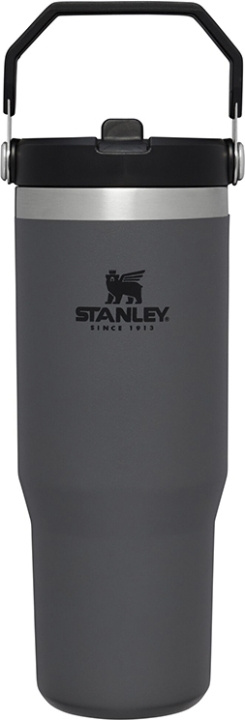 Stanley The IceFlow Flip Straw Tumbler thermos flask, charcoal, 890 ml i gruppen SPORT, FRITID & HOBBY / Friluftsliv / Termokander & vandflasker hos TP E-commerce Nordic AB (C63355)