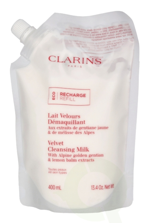 Clarins Velvet Cleansing Milk Eco Refill 400 ml i gruppen SKØNHED & HELSE / Hudpleje / Ansigt / Rengøring hos TP E-commerce Nordic AB (C63455)