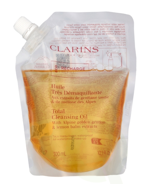 Clarins Total Cleansing Oil Eco Refill 300 ml i gruppen SKØNHED & HELSE / Hudpleje / Ansigt / Rengøring hos TP E-commerce Nordic AB (C63457)