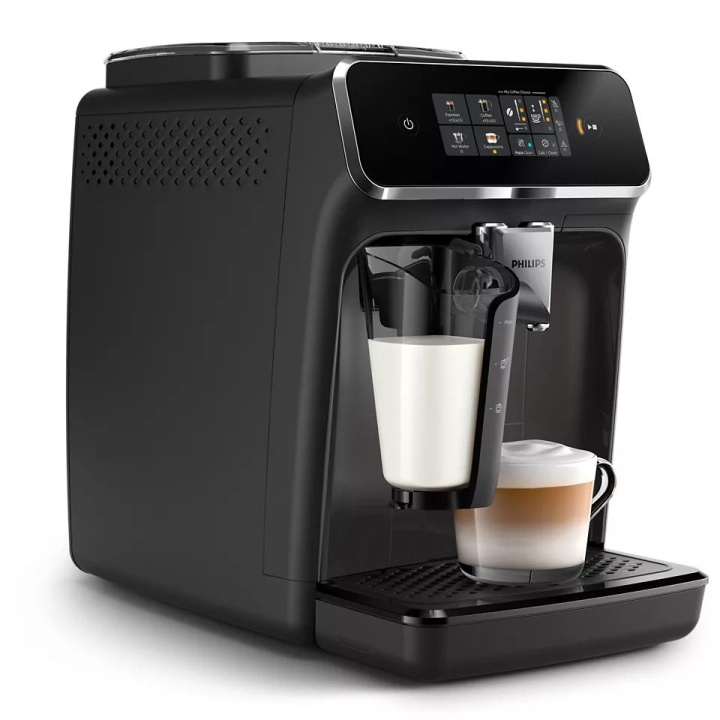 Philips Series 2300 EP2334/10 Fuldautomatisk espressomaskine Sort i gruppen HJEM, HUS & HAVE / Husholdningsapparater / Kaffe og espresso / Espressomaskiner hos TP E-commerce Nordic AB (C63507)