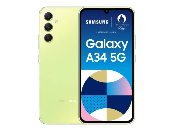 Samsung Galaxy A34 5G 128GB Lime i gruppen SMARTPHONES & TABLETS / Mobiltelefoner & smartphones hos TP E-commerce Nordic AB (C63563)