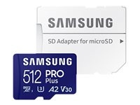 Samsung Pro MB-MD512SA microSDXC 512GB 180MB/s i gruppen HJEMMEELEKTRONIK / Lagringsmedier / Hukommelseskort / SD/SDHC/SDXC hos TP E-commerce Nordic AB (C63579)