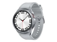 Samsung Galaxy Watch6 Classic 47 mm Sølv Smart ur i gruppen SPORT, FRITID & HOBBY / Smartwatch & Aktivitetsmåler / Smartwatches hos TP E-commerce Nordic AB (C63598)