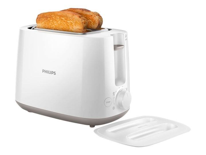 Philips Daily Collection HD2582 Brødrister Hvid i gruppen HJEM, HUS & HAVE / Husholdningsapparater / Brødristere & Sandwich Makers / Brødristere hos TP E-commerce Nordic AB (C63646)