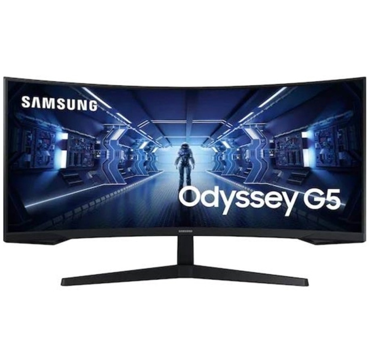 Samsung Odyssey G5 C34G55TWWP 34 3440 x 1440 (UltraWide) HDMI DisplayPort 165Hz i gruppen COMPUTERTILBEHØR / Monitor / Monitorer hos TP E-commerce Nordic AB (C63823)