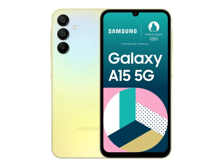 Samsung Galaxy A15 5G 6.5 128GB Gul i gruppen SMARTPHONES & TABLETS / Mobiltelefoner & smartphones hos TP E-commerce Nordic AB (C63833)