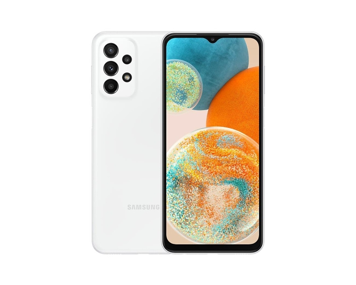 Samsung Galaxy A23 5G 6.6 64GB Hvid i gruppen SMARTPHONES & TABLETS / Mobiltelefoner & smartphones hos TP E-commerce Nordic AB (C63863)