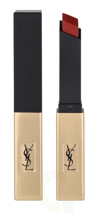 Yves Saint Laurent YSL Rouge Pur Couture The Slim Leather Matte Lipstick 2.2 g #28 True Chili i gruppen SKØNHED & HELSE / Makeup / Læber / Læbestift hos TP E-commerce Nordic AB (C63881)