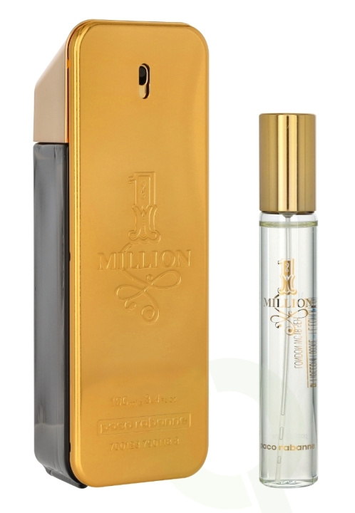 Paco Rabanne 1 Million Giftset 120 ml Edt Spray 100ml/Edt 20ml i gruppen SKØNHED & HELSE / Gaveæske / Gaveæske til ham hos TP E-commerce Nordic AB (C64044)