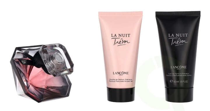 Lancome La Nuit Tresor Giftset 150 ml Edp Spray 50ml/Body Lotion 50ml/Shower Gel 50ml i gruppen SKØNHED & HELSE / Duft & Parfume / Parfume / Parfume til hende hos TP E-commerce Nordic AB (C64055)