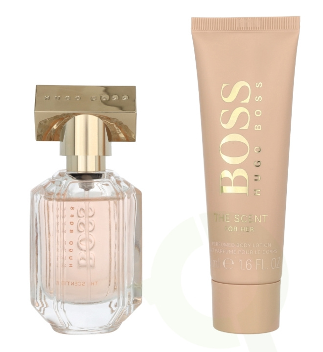 Hugo Boss The Scent For Her Giftset 80 ml Edp Spray 30ml/Body Lotion 50ml i gruppen SKØNHED & HELSE / Duft & Parfume / Parfume / Parfume til hende hos TP E-commerce Nordic AB (C64075)