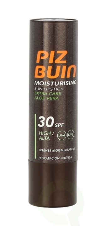 Piz Buin Moisturizing Sun Lipstick SPF30 4.9 g Aloe Vera Extra Care - High Sun Protection i gruppen SKØNHED & HELSE / Makeup / Læber / Læbestift hos TP E-commerce Nordic AB (C64133)