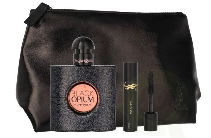 Yves Saint Laurent YSL Black Opium Giftset 52 ml Edp Spray 50ml/Mascara 2ml/Pouch i gruppen SKØNHED & HELSE / Gaveæske / Gaveæske til hende hos TP E-commerce Nordic AB (C64312)