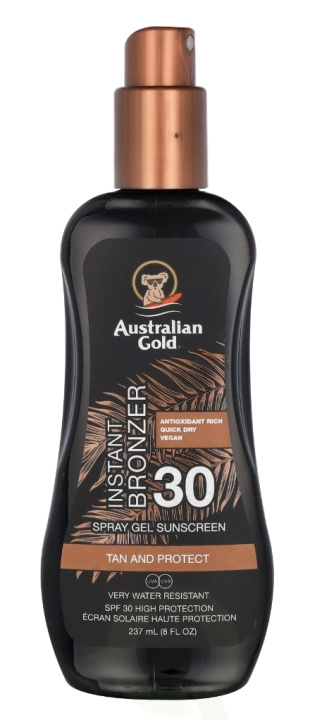 Australian Gold Spray Gel Instant Bronzer SPF30 237 ml i gruppen SKØNHED & HELSE / Hudpleje / Tanning / Solbeskyttelse hos TP E-commerce Nordic AB (C64351)