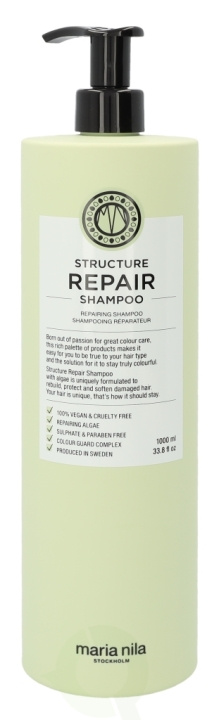 Maria Nila Structure Repair Shampoo 1000 ml i gruppen SKØNHED & HELSE / Hår og styling / Hårpleje / Shampoo hos TP E-commerce Nordic AB (C64376)