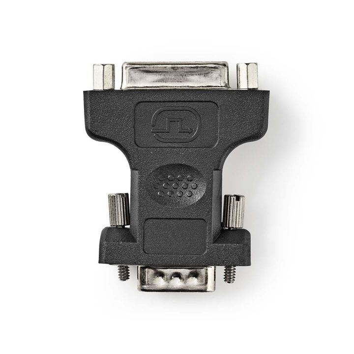 Nedis VGA-adapter | VGA Han | DVI-I 24+5-Pins Hun | Nikkelplateret | Lige | ABS / Metal | Sort | Konvolut i gruppen COMPUTERTILBEHØR / Kabler og adaptere / VGA / Adaptere hos TP E-commerce Nordic AB (C64412)