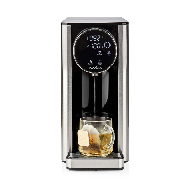 Nedis Varmtvandsdispenser | 2600 W | 2.7 l | Aluminium / Sort i gruppen HJEM, HUS & HAVE / Husholdningsapparater / Vand & Juice / Elkedel hos TP E-commerce Nordic AB (C64420)