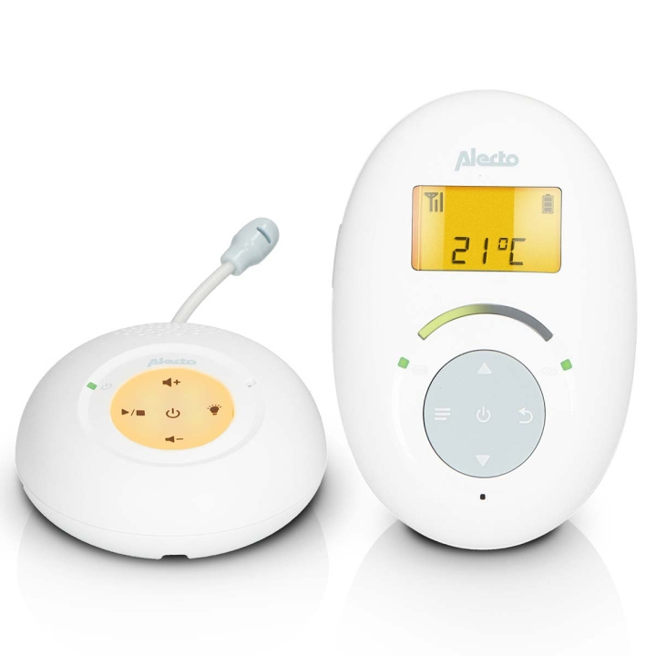 Alecto DBX120 Fuld Eco DECT babyalarm hvid/blå i gruppen LEGETØJ, BØRN & BABY / Børns sikkerhed / Babyalarmer hos TP E-commerce Nordic AB (C64471)