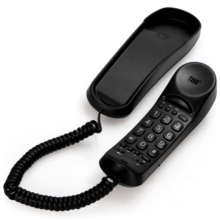 Fysic FX-2800 Telefon med ledning med lydforstærkning sort i gruppen HJEMMEELEKTRONIK / Lyd & billede / Fast telefoni / Bord og vægtelefoner hos TP E-commerce Nordic AB (C64478)