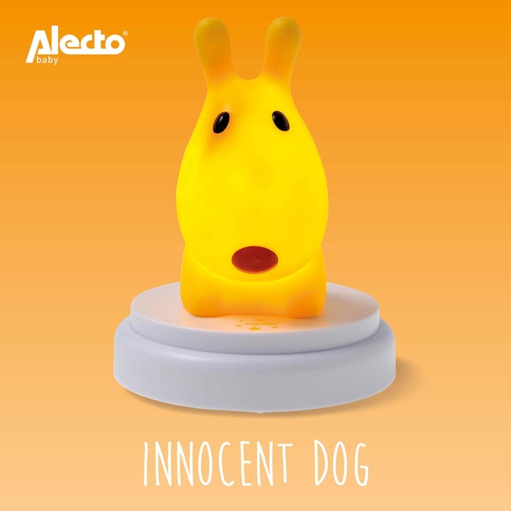 Alecto INNOCENT DOG LED natlys hund gul i gruppen LEGETØJ, BØRN & BABY / Børneværelse / Belysning til børn / Natlamper hos TP E-commerce Nordic AB (C64479)