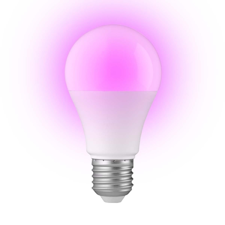 Alecto SMARTBULB10 Smart LED-farvelampe med Wi-Fi E27 9W i gruppen HJEM, HUS & HAVE / Smart hjem / Smart belysning hos TP E-commerce Nordic AB (C64506)