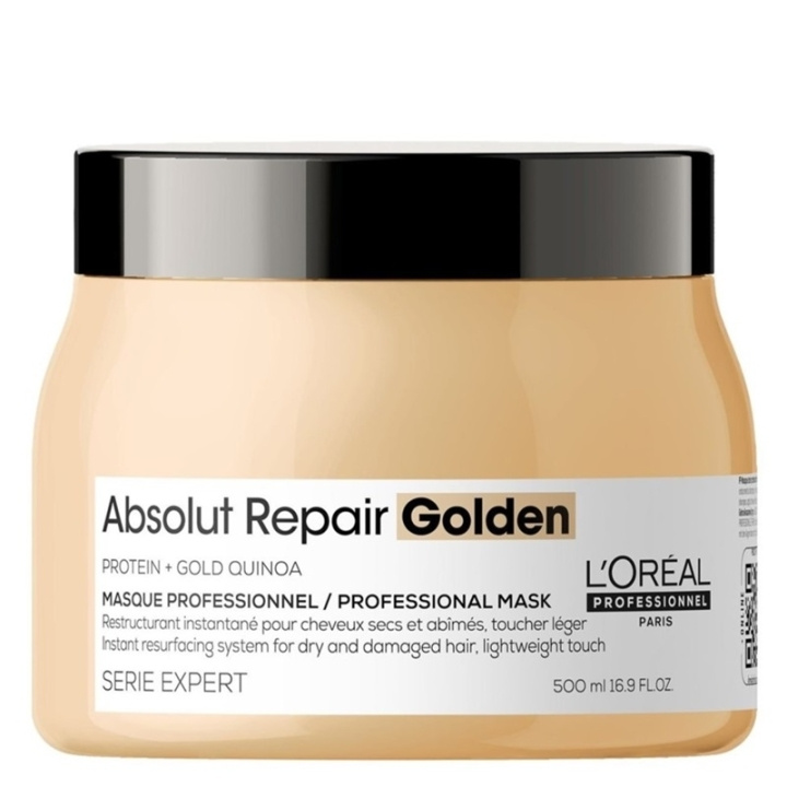 L\'ORÉAL PARIS L\'Oreal Professionnel Serie Expert Absolut Repair Golden Masque 500ml i gruppen SKØNHED & HELSE / Hår og styling / Hårpleje / Hårmaske hos TP E-commerce Nordic AB (C64573)