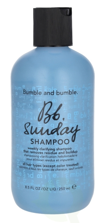 Bumble and Bumble Bumble & Bumble Sunday Shampoo 250 ml All hair types (except color treated) i gruppen SKØNHED & HELSE / Hår og styling / Hårpleje / Shampoo hos TP E-commerce Nordic AB (C64614)