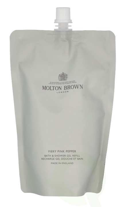 Molton Brown M.Brown Fiery Pink Pepper Bath & Shower Gel Refill 400 ml i gruppen SKØNHED & HELSE / Hudpleje / Kropspleje / Bad & brusecreme hos TP E-commerce Nordic AB (C64653)