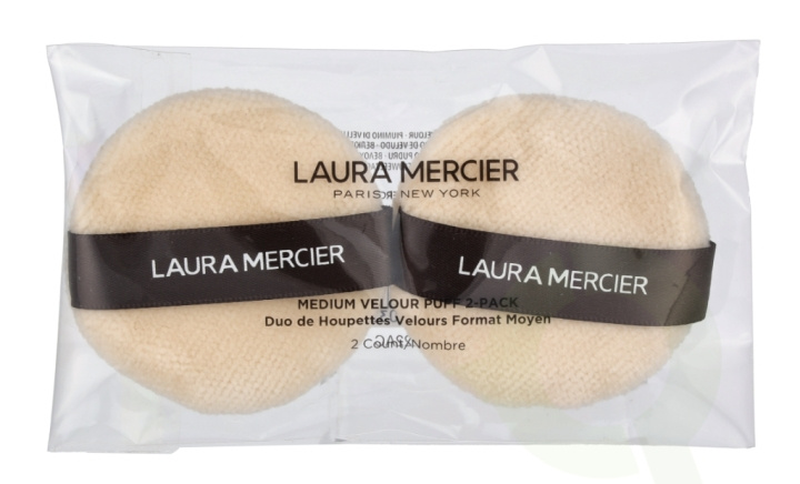 Laura Mercier Medium Velour Puff 2-Pack 1 piece 2pc i gruppen SKØNHED & HELSE / Makeup / Værktøj & Makeup sæt / Øvrigt værktøj hos TP E-commerce Nordic AB (C64658)