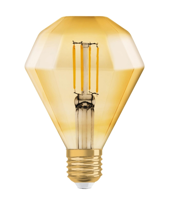 LEDVANCE LED 1906 Vintage diamond 40W/825 filament gold E27 i gruppen HJEMMEELEKTRONIK / Lys / LED lamper hos TP E-commerce Nordic AB (C64717)