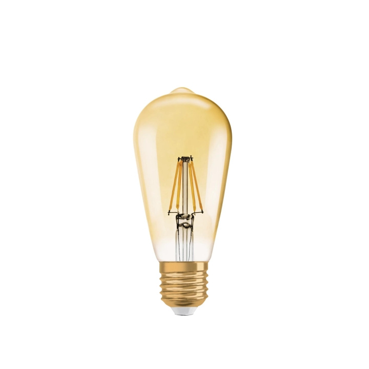 LEDVANCE LED 1906 Vintage Gold, 2,8W/21W, E27 Edison i gruppen HJEMMEELEKTRONIK / Lys / LED lamper hos TP E-commerce Nordic AB (C64719)