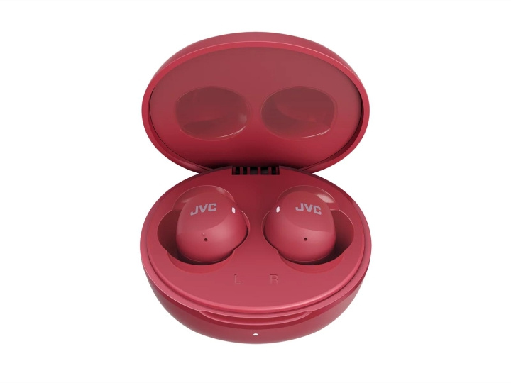 JVC HA-A6T-R-U Gumy True Wireless Mini Earphones Red i gruppen HJEMMEELEKTRONIK / Lyd & billede / Hovedtelefoner & Tilbehør / Hovedtelefoner hos TP E-commerce Nordic AB (C64724)