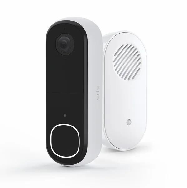 Arlo Essential2 Video Doorbell 2K With Chime V2 Bndl i gruppen HJEM, HUS & HAVE / Alarm, Sikkerhed & Overvågning / Dørklokker hos TP E-commerce Nordic AB (C64754)