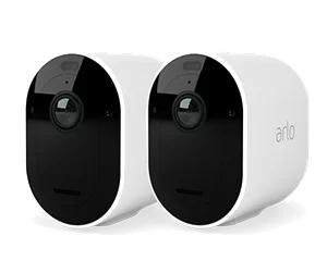 Arlo Pro 5 Spotlight security camera with 2x camera kit, white i gruppen HJEM, HUS & HAVE / Alarm, Sikkerhed & Overvågning / Overvågningskameraer hos TP E-commerce Nordic AB (C64760)
