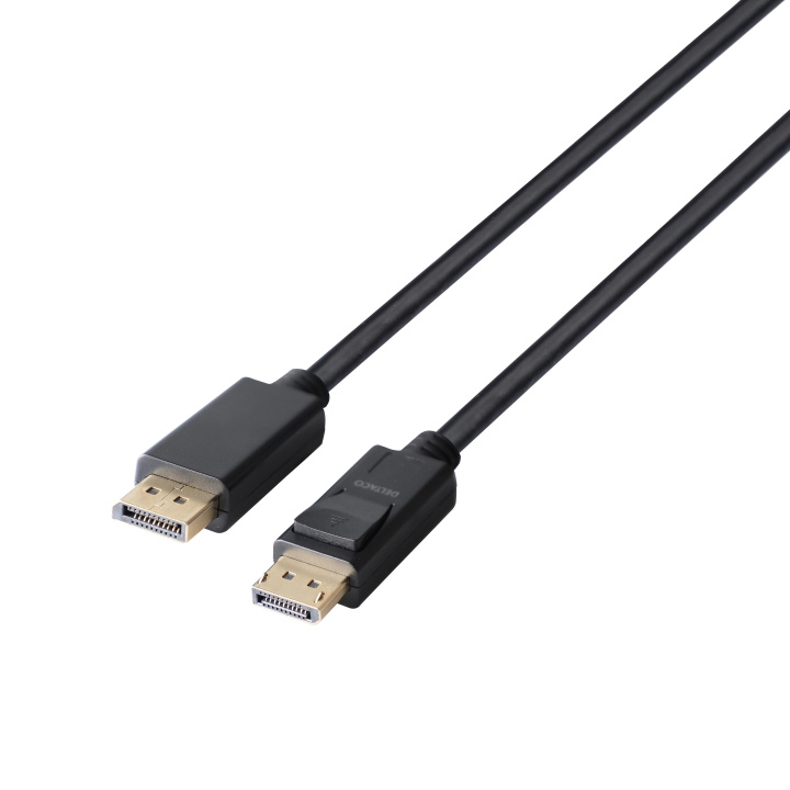 DELTACO DisplayPort cable, DP 1.4, 8K@30Hz, 4m, black i gruppen COMPUTERTILBEHØR / Kabler og adaptere / DisplayPort / Kabler hos TP E-commerce Nordic AB (C64768)
