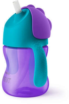 Philips Avent SCF796/02 Bottle with handles, 200 ml, purple i gruppen LEGETØJ, BØRN & BABY / Mad & Drikke / Sutteflasker og tilbehør hos TP E-commerce Nordic AB (C64831)