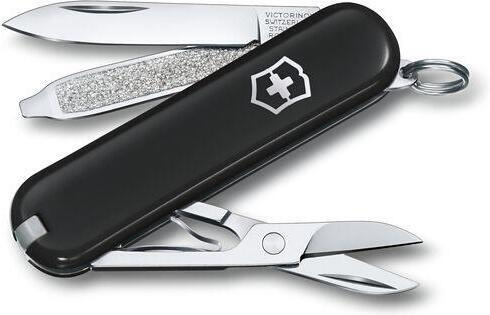 Victorinox Classic SD Dark Illusion multitool, black i gruppen SPORT, FRITID & HOBBY / Friluftsliv / Multiværktøj og knive hos TP E-commerce Nordic AB (C64836)