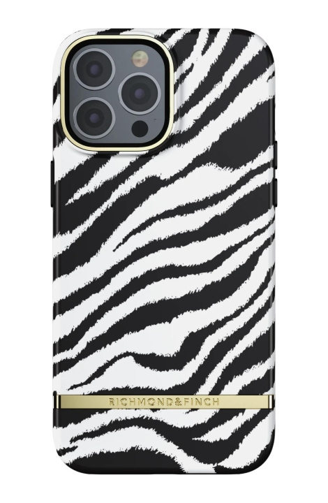 Richmond & Finch iPhone 13 Pro Max Freedom-etui, zebra i gruppen SMARTPHONES & TABLETS / Mobil Beskyttelse / Apple / iPhone 13 Pro Max hos TP E-commerce Nordic AB (C64905)