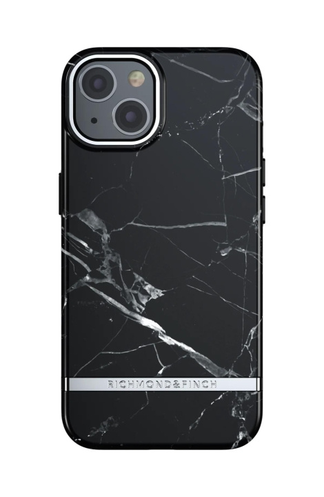 Richmond & Finch iPhone 13 Freedom Case, Black Marble i gruppen SMARTPHONES & TABLETS / Mobil Beskyttelse / Apple / iPhone 13 / Cover hos TP E-commerce Nordic AB (C64910)
