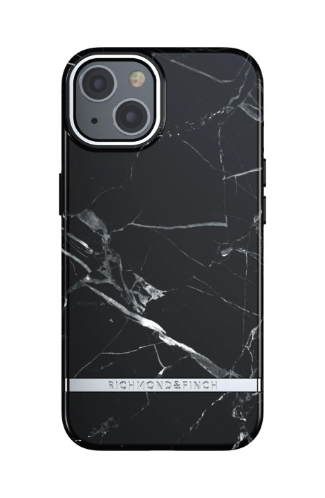 Richmond & Finch iPhone 13 Freedom-etui, sort marmor i gruppen SMARTPHONES & TABLETS / Mobil Beskyttelse / Apple / iPhone 13 / Cover hos TP E-commerce Nordic AB (C64910)
